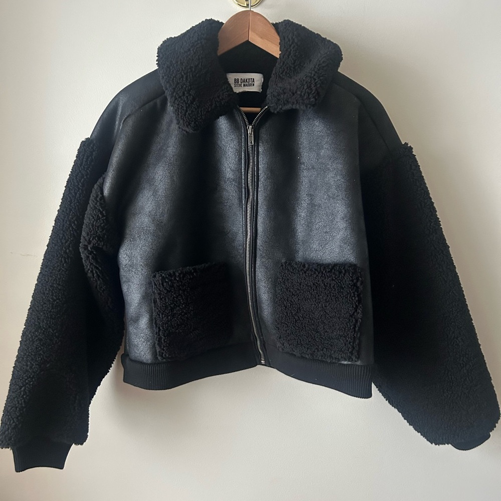 BB Dakota Black Bomber Jacket